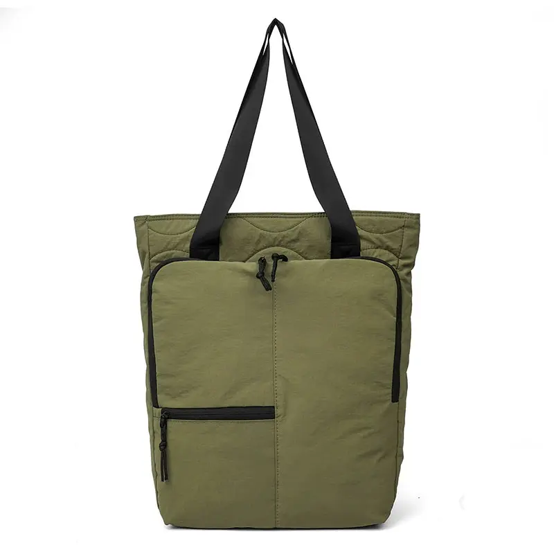 Women's Chic Waterproof Convertible Tote Backpack, Lightweight Multi Compartment Bag with 15.6" Laptop Sleeve, Zip Cup Holder Organizer for Work, Street Use