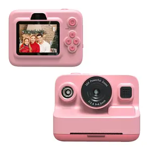 New Second-Generation Instant Print Camera, Compact Portable Design, Perfect Gift for Photography Lovers, Includes Lithium Ion Batteries