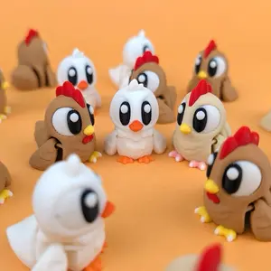 Chicken/Hen/Rooster Articulated 3D Printed Fidget Figures