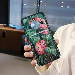 Soft case Cover Phone Case For Honor X50/X50 GT/X50 Pro Silicone Card sleeve Cute Anti-dust Fashion Design Full wrap Dirt-resistant Anti-knock Card bag Card slot Graffiti Durable