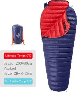 Naturehike Mummy Sleeping Bag Compact Ultralight White Goose Down Sleeping Bag for Adults eden  mccorrey sleepingbag sleeping  bag FathersDayGift