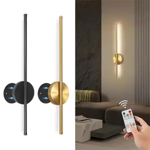 Modern LED Magnetic Charging Wall Light, Dimmable Wall Lamp, 50cm Dimmable Remote Control, Ideal for Hallway Living Room Bedroom Entryway