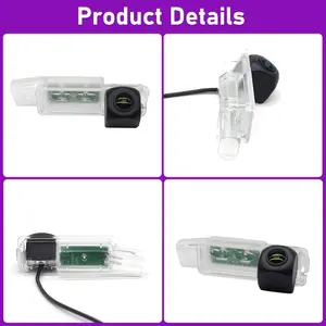 1PC OEM Reverse Parking Camera for Volkswagen CC Eos Beetle Magotan Rabbit Scirocco Passat GTi Golf Phaeton Lamando Golf 7 & Skoda Superb Roomster | Full Color Night Vision, Flush Mount, 480p Resolution, QueenDer Brand