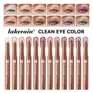 ​12 Counts Bronze Eyeshadow Pens, Waterproof, Smudge-Proof & Long Lasting Eyeshadow Sticks, Creamy Blendable Formula, Easy to Apply, Buildable Color, Travel-Friendly​, Eye Makeup Tool