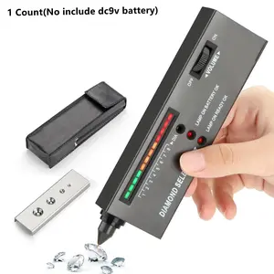 Diamond Tester Pen Heat Conduction Gemstone Identification Tool, Detector, Hardness Test Instrument for Diamonds Jade Jewelry (battery Not Included)