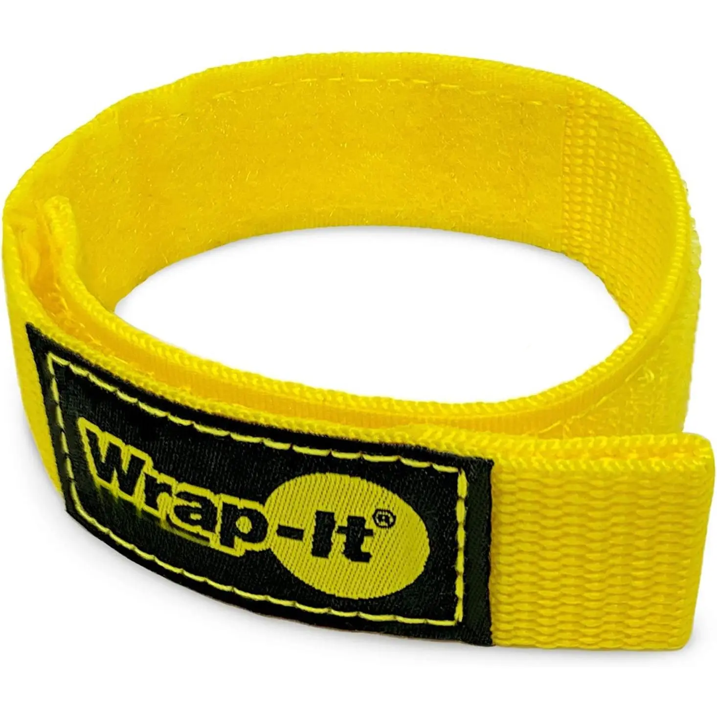 Quick-Straps by  - 12" (12 Pack) Yellow - Extension Cord Holder for RV and Boat Organizing