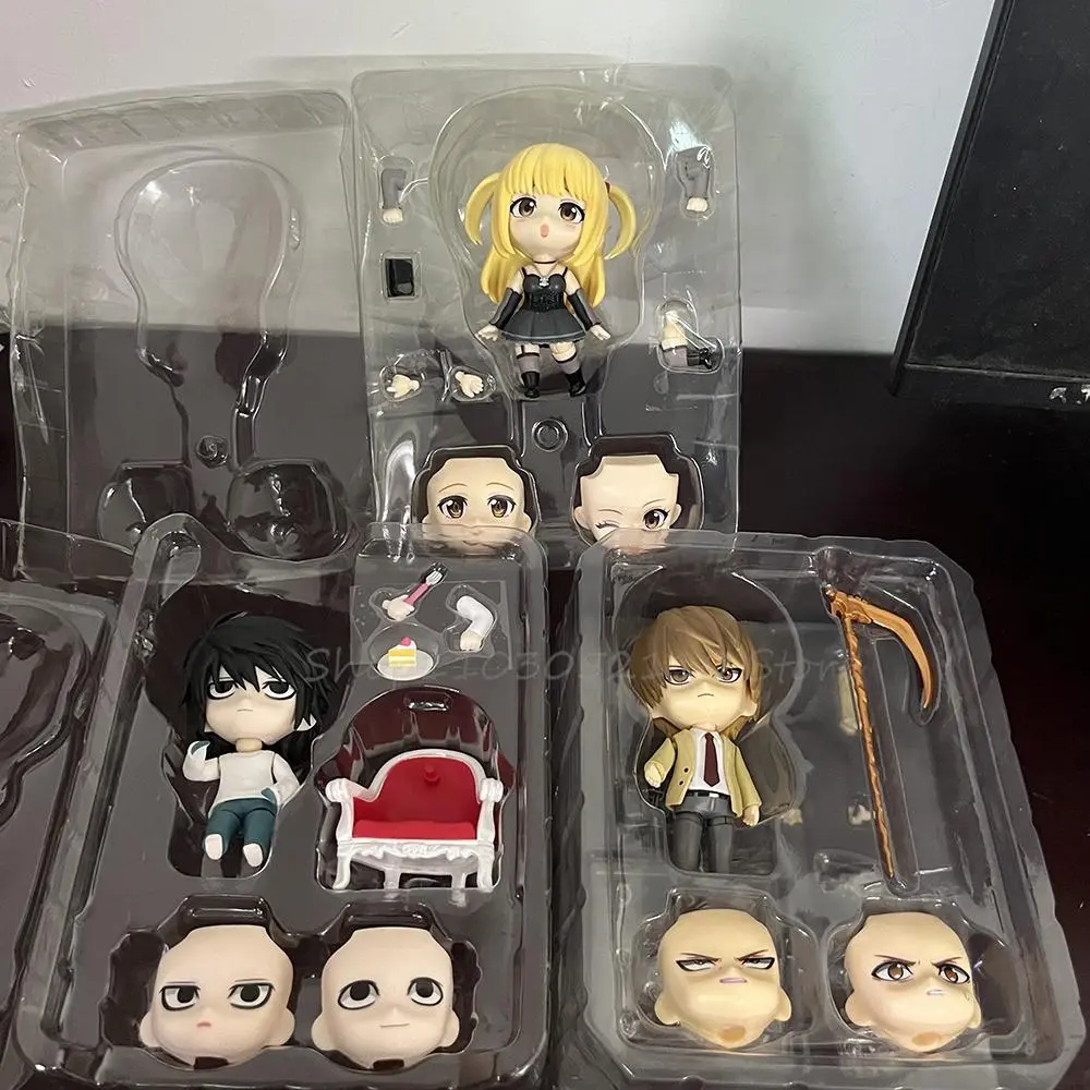 Anime & Manga Death Note PVC Action Figure Collection - 1200 L Lawliet, 1160 Yagami Light, 2674 Misa Amane Model Doll Toys, New Multiple Sets, PVC Material, Ideal Gifts, Drop Shipping & Wholesale Supported