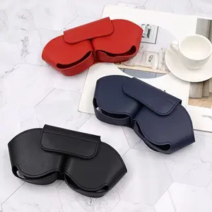 PU Leather Protective Case for AirPods Max, Magnetic Opening Portable Cover, Durable and Stylish Headphone Accessory for Daily Use