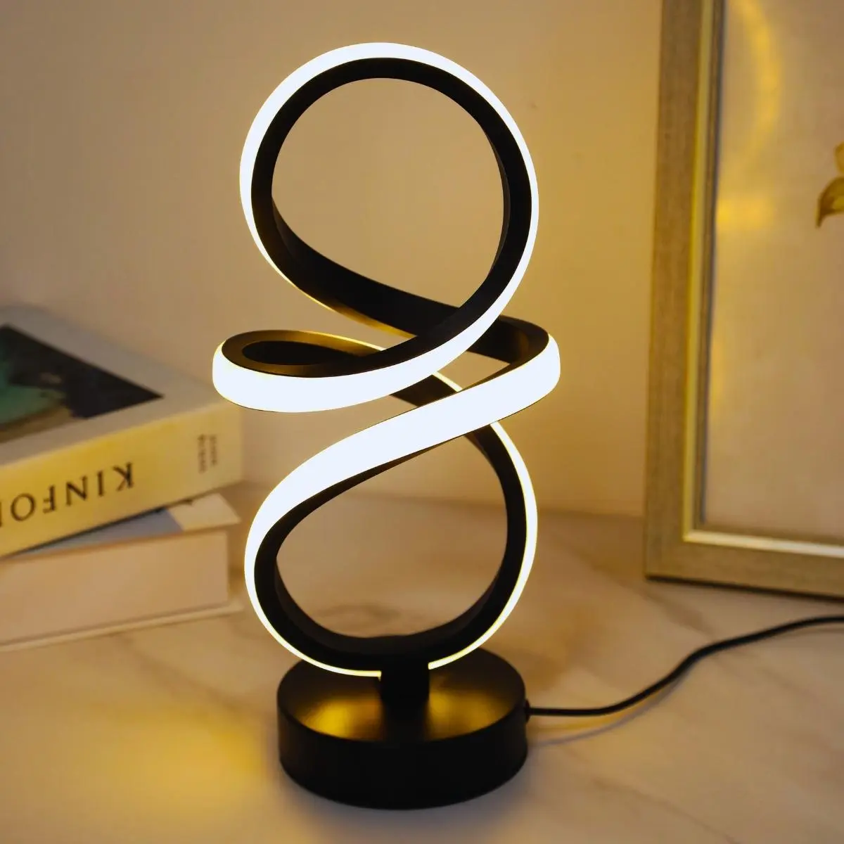 USB Powered Desk Lamp, Led Desk Lamp, Modern Adjustable Desk Night Light, Decorative for Living Room, Bedroom, Kitchen, Bar, Home Decor, Home Decoration Lamp, Indoor Decorative Light, Decorative Lamps