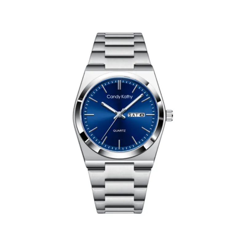 Men's casual trendy modern round dial analog quartz watch, stylish luminous analog watch suitable for parties, modern everyday jewelry and clothing decoration, trendy and versatile exquisite men's watch with gift box, men's watch.