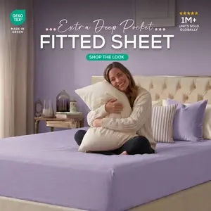 High-quality Extra Deep Pocket Fitted Sheet | Fits upto 21 Inches | Hotel Luxury Feel | Breathable Soft Microfiber | Fade Resistant | Fits All Mattress Sizes — Utopia Bedding