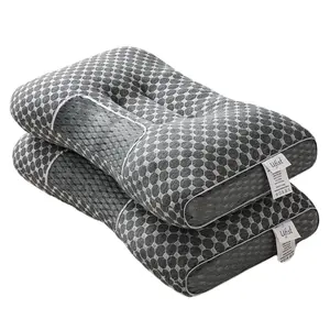 UFIST Cervical Pillow 2 Pack, Orthopedic Bed Pillow for Side Back Stomach Sleepers, Polyester Fiber Neck Support Pillow,  Ergonomic Contour Sleeping Pillow