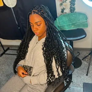 Island girl soft locs (boho locs with curly ends locs)