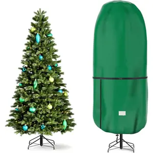 Tear Resistant Adjustable Christmas Tree Storage Bag for 6 FT Standing Artificial Tree with Ornaments Dustproof Xmas Tree Storage Cover