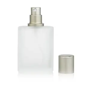 Frosted Glass Bottle Perfume Atomizer Refillable Spray Empty Perfume Bottle for Men and Women (100ml)