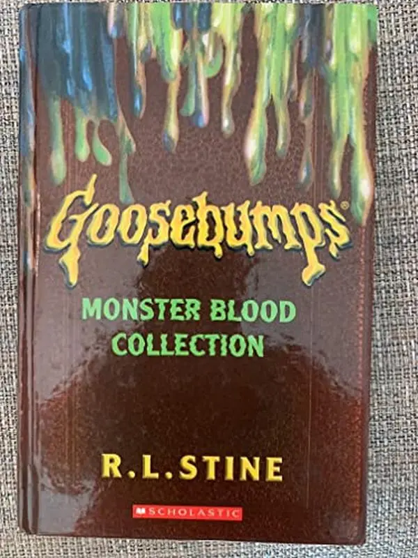 USED-Goosebumps Monster Blood Collection(1,2 and 3) First Edition by r-stine (Hardcover)