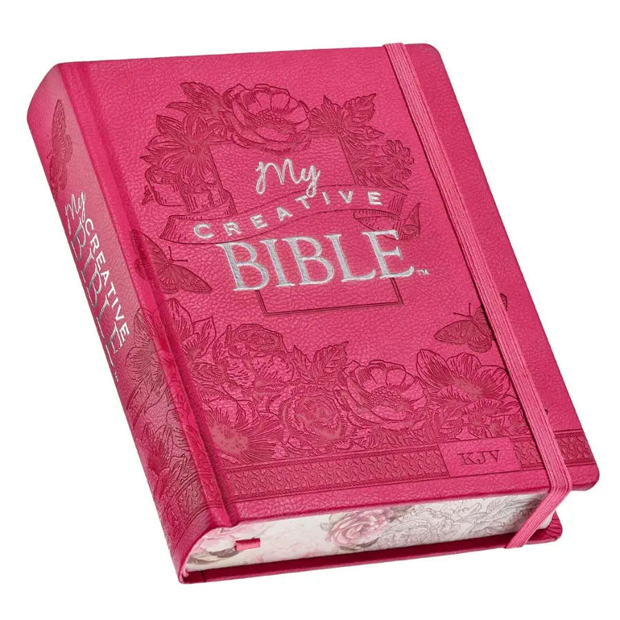 KJV Holy Bible – My Creative Bible, Faux Leather Hardcover (Pink)