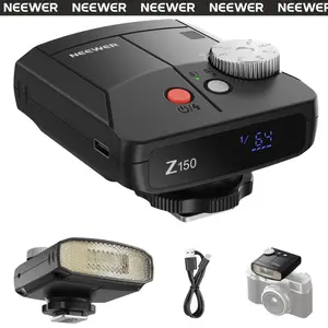 NEEWER Z150 Mini Camera Flash Speedlite, GN15 20Ws 6000K with 1200mAh Battery, 640 Full Power Flashes, S1/S2 Mode,  Compatible with Sony ZV-1, Canon, Nikon, Fujifilm DSLR & Mirrorless summervibes