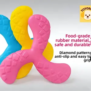 EVA training frisbee dog training pull ring gritted teeth pet ball floating toy dog dart