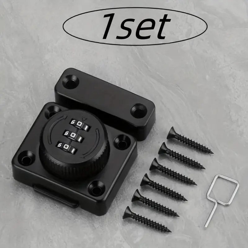 Cabinet Needle Type Password Lock, Keyless Cabinet Lock, Anti-theft Home Accessories for One-way Door Use, Lock With Code