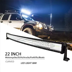 2-Row 22"  Curved LED Light Bar Offroad Led Bar Combo Beam Led Work Light Bar 12v 24v For 4x4 4WD SUV ATV Cars