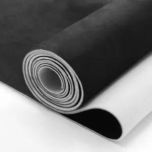 Black Suede Headliner Fabric 79" L × 60" W with 3.5mm Foam Backing Material Automotive Interior Roof Replacement for Car SUV Truck RV Marine Interiors Door Panels Headliners DIY