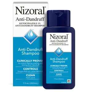 Nizoral Anti-Dandruff Shampoo with 1% Ketoconazole, Fresh Scent, 7 Fl Oz