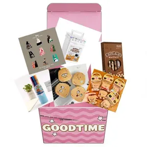 Durable Plastic Markers with Multi-Color Playful Design, Gift Box Set, Office Stationery, Birthday Party Rewards