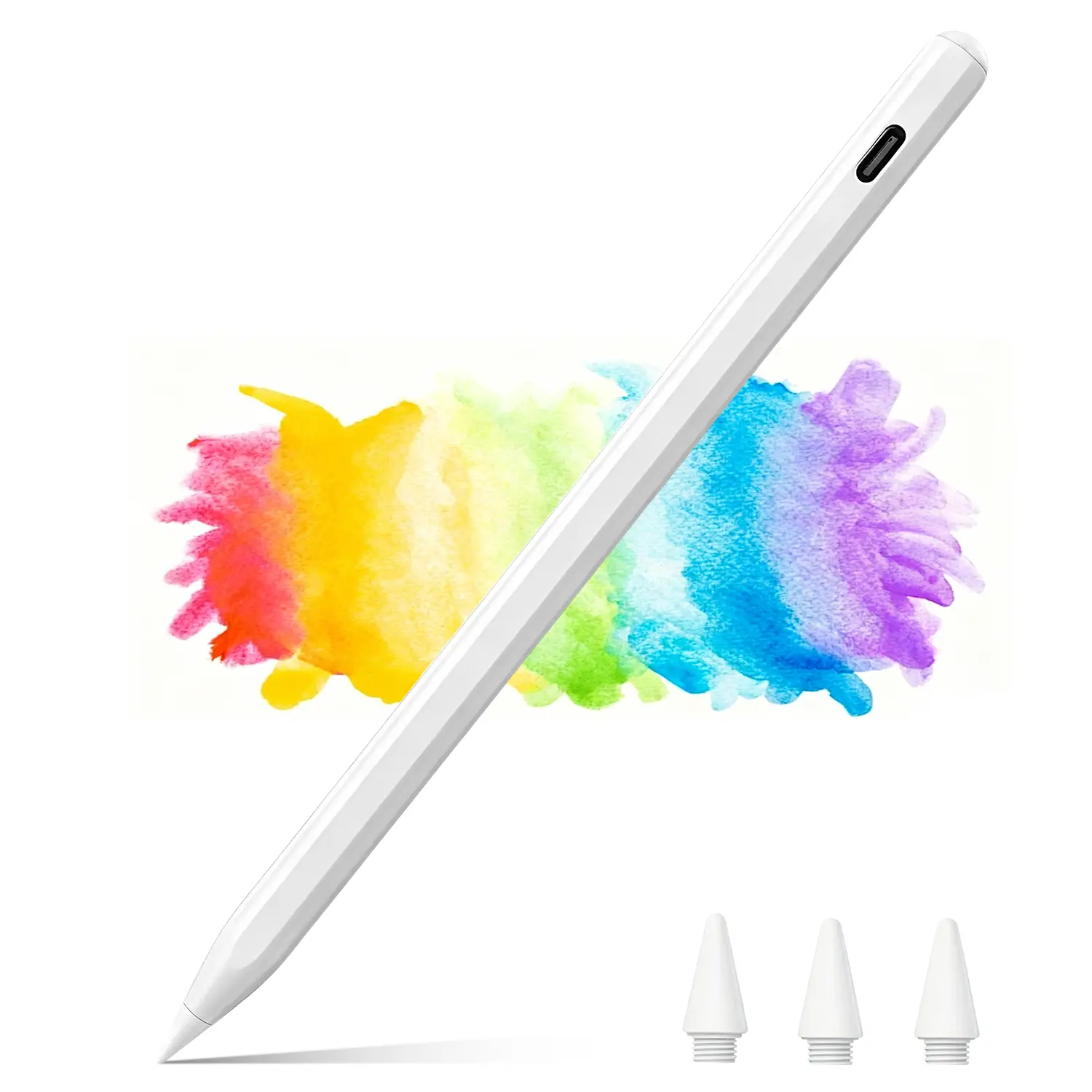 Stylus Pen for iPad(2018-2026)-Fast Charge with Tilt Sensitivity & Palm Rejection for iPad 11/10/9/8/7/6th Gen, Air 5/4/3/M4/M3/M2, Pro 13"/12.9"/11"/M4, Mini 7/6/5th BackToSchool