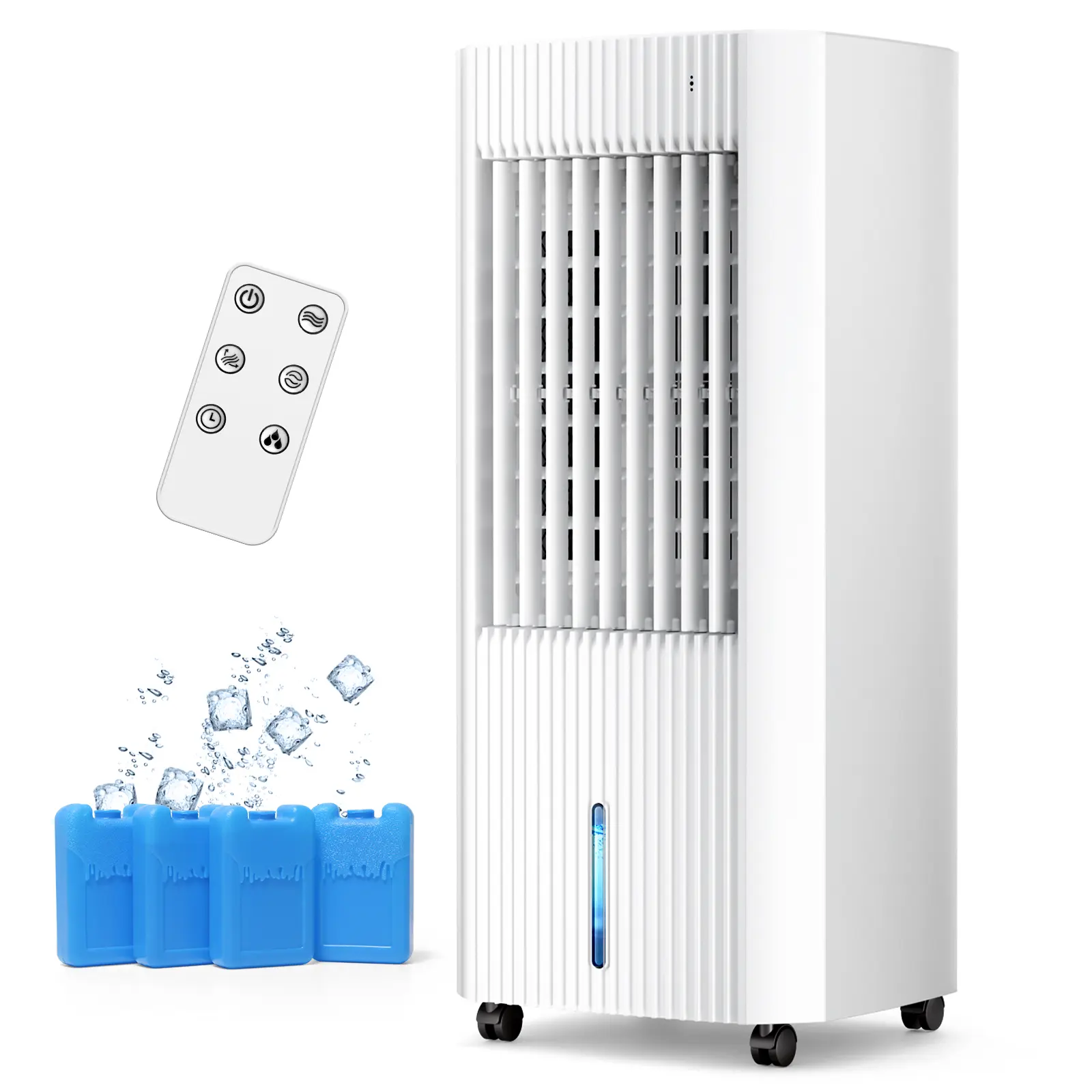 Antarctic Star Evaporative Air Cooler with 3 Modes & 3 Speeds, 1.5Gal Tank for 15H Cooling, 140° Oscillation, 16.4FT Remote for Bedroom Indoor Use tiktokshopbacktoschool