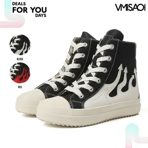 Platform Sneakers For Women Round Toe Lace Up Casual Sports Walking Concert Trendy Comfortable Modern Canvas High Top Summer Shoes Deals For You Days
