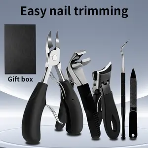 Nail Manicure Kit: Ultimate Care Set with Easy Trimming Tools in Elegant Gift Box - Achieve Salon-Quality Results for At-Home Grooming Nail Cutter Nail File Kit nail drill callus remover for feet