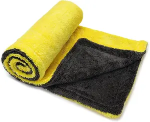 Oversized 36'' x 28'' Car Drying Towel, Christmas Gift, 1400GSM Twisted loop Super Absorbent Microfiber Towel, No Water Spots, No Streaks, Dries Your Car In Seconds!