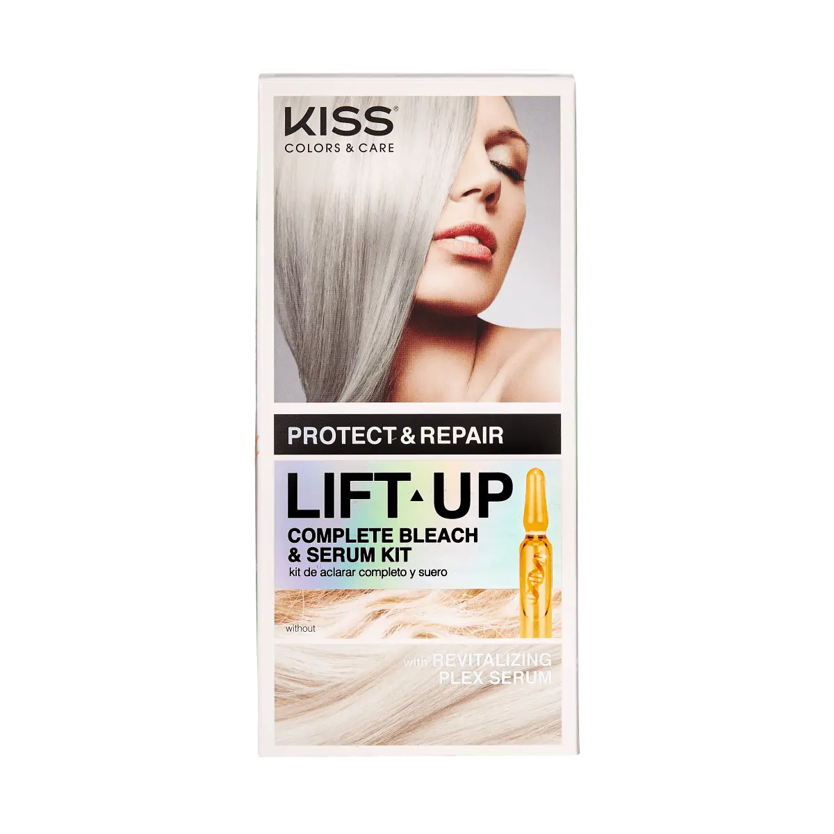 Kiss Colors & Care Lift Up Complete Bleach & Serum Kit