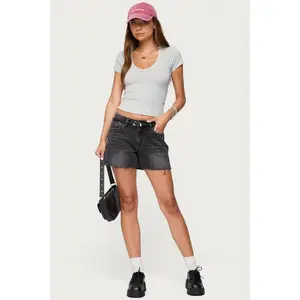 Scottie Low Rise Denim Shorts