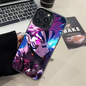 Blade Extinction Akaza Phone Case for iPhone 17 16 15 14 13 12 11 X XR XS 8 7 Air Pro Max Plus Translucent Colorful Cover Cover