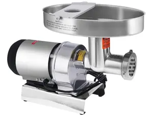 WestonSupply 09-3201-W Silver Butcher Series #32 Meat Grinder - 1.5 HP