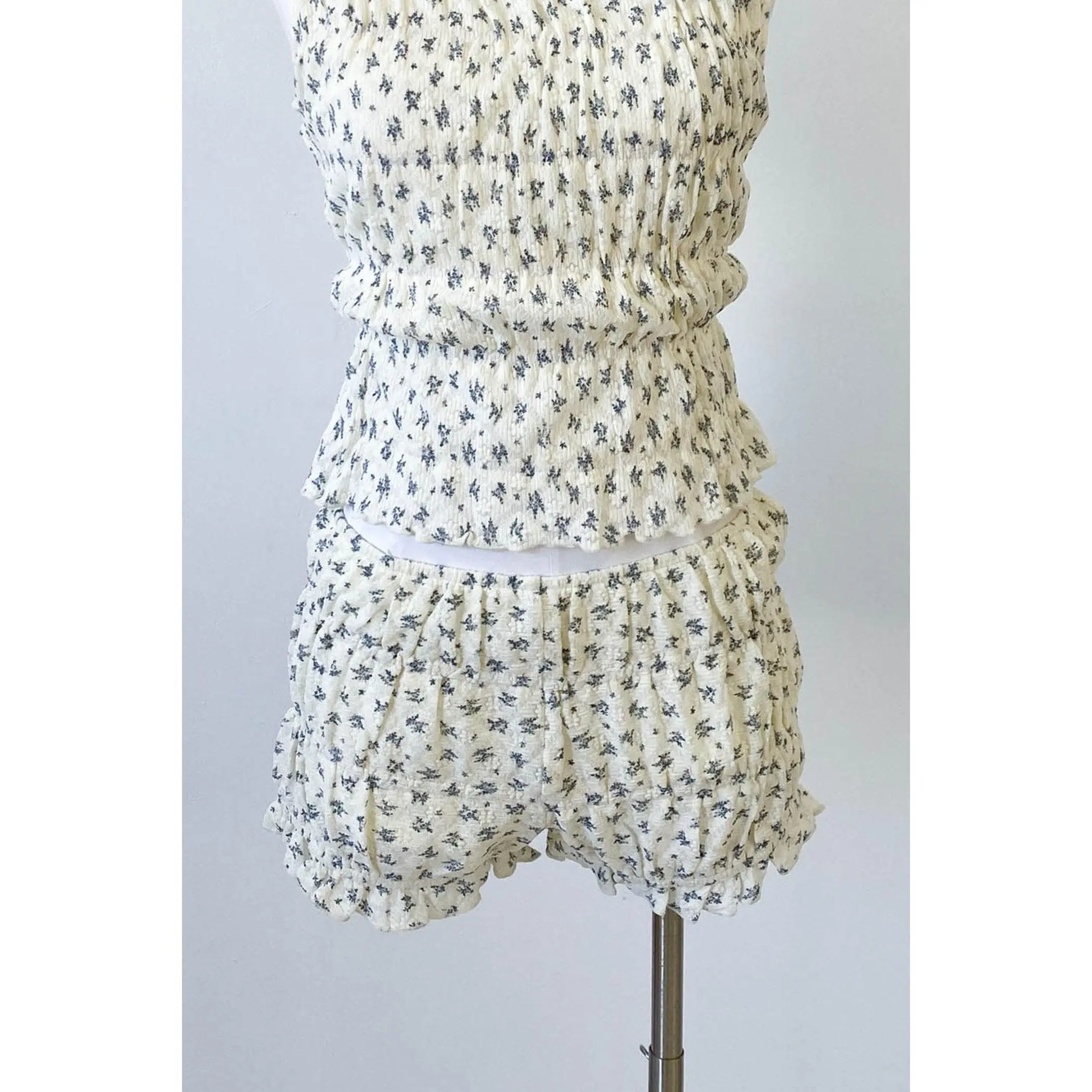 Floral Ruffled Bloomer Shorts