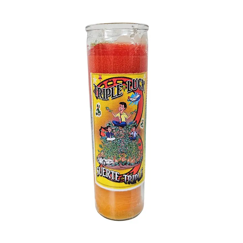 Triple Luck Fixed Candle / Triple Suerte Vela Compuesta