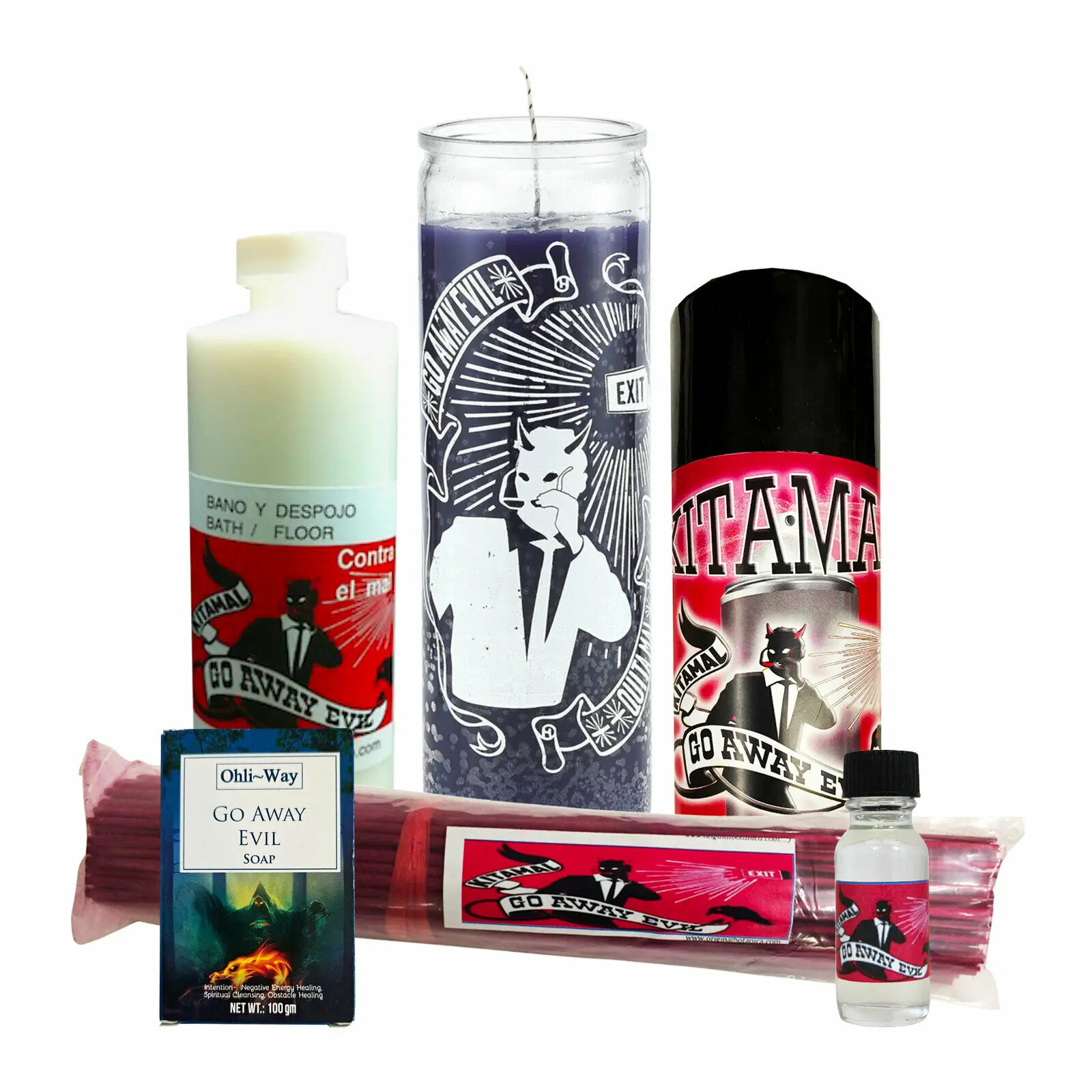 Go Away Evil Ritual Bundle | Drive Away Negativity and Toxicity