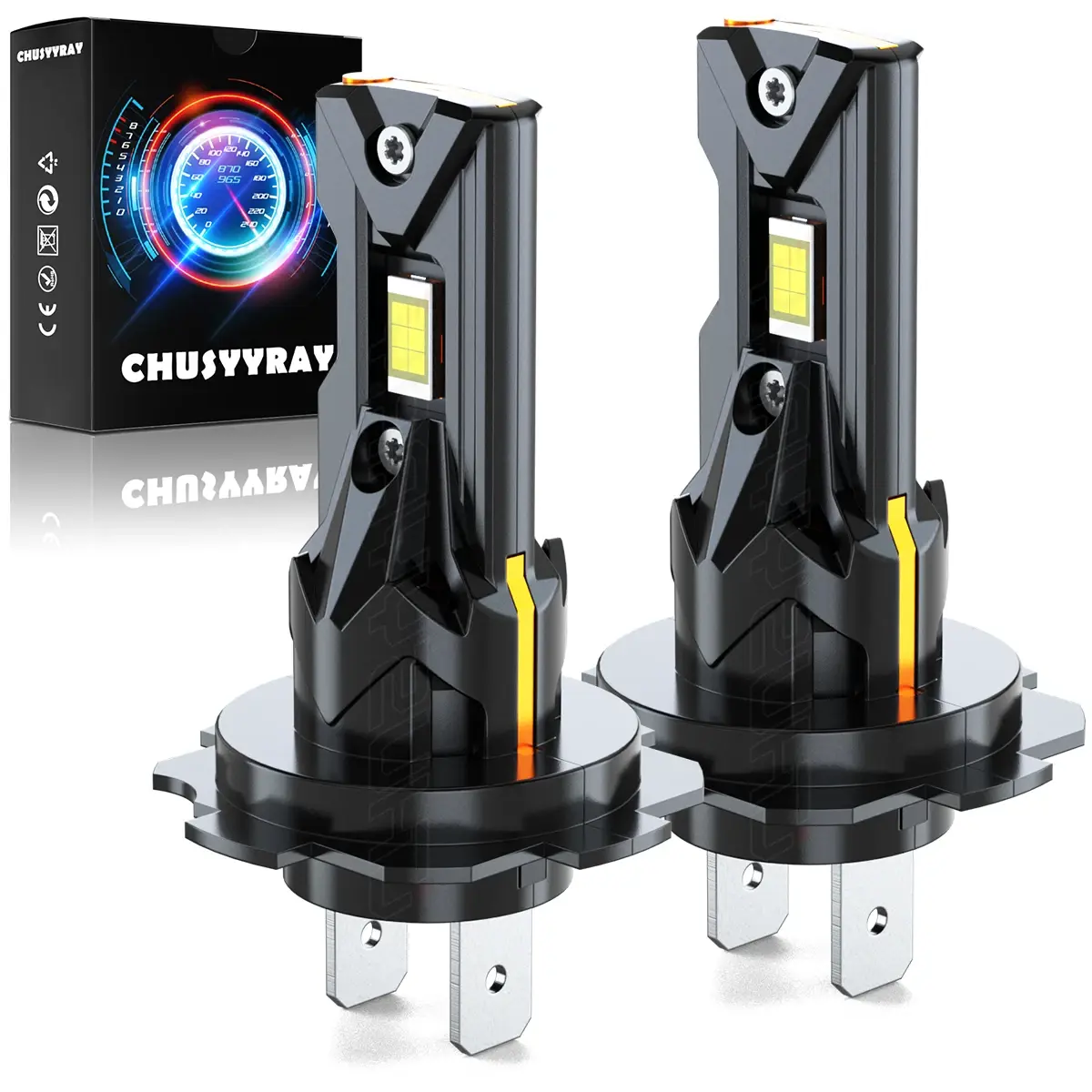 H7 LED Headlights Bulbs For Honda Goldwing 1800 GL1800 2001-2017 Motorcycle Lamp
