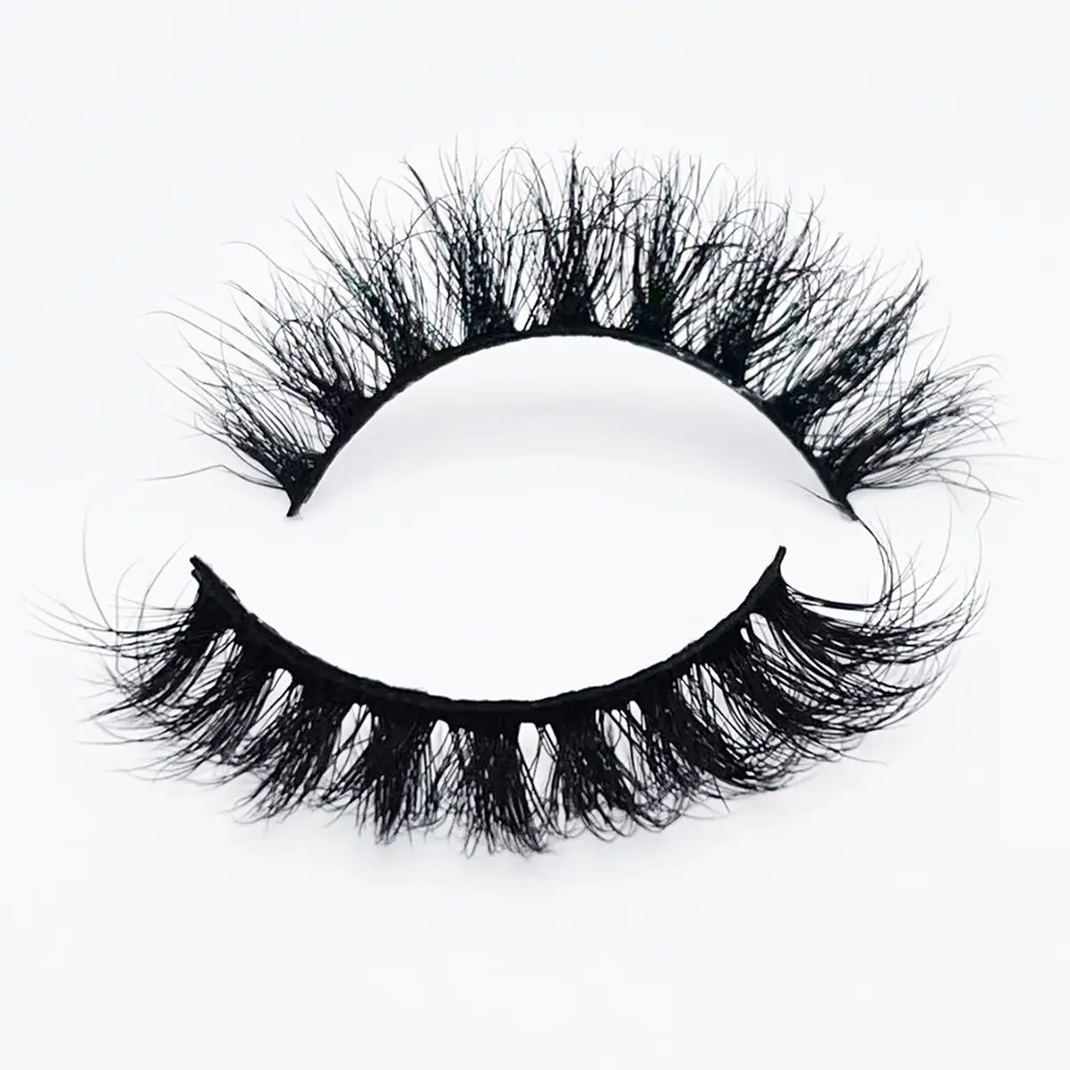 Mkhlina 3D Faux Mink Luxury False Eyelashes, Natural Style Feline Lash Look Summer Makeup, Fluffy Mixed Curl, 0.07mm very Soft Lightweight