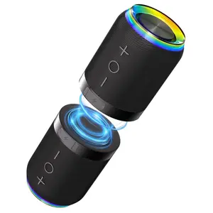 2 in 1 Magnetic Splittable Bluetooth Speaker, Portable Waterproof Split Wireless Speaker Bluetooth Compatible V5.4 with 20W Loud Stereo Sound, Wireless Pairing for Home, Outdoor or Travel