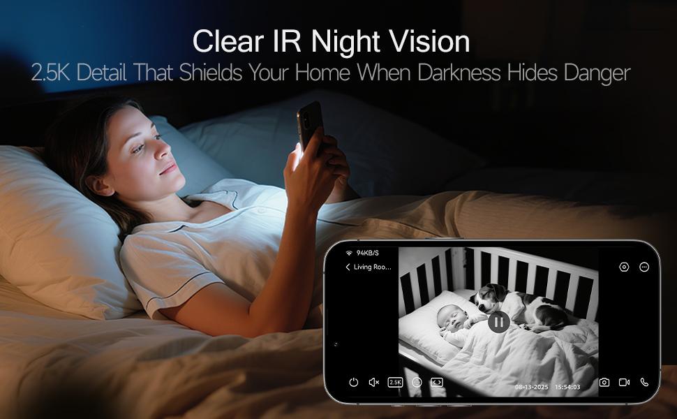 CINMOORE 2.5K Pet/Baby Indoor Security Camera, No Subscription, Person & Pet Detection, PTZ WiFi Baby & Pet Monitor, Full Duplex Two-Way Audio, Color Night Vision, SD Card Local Storage CINMOORE 2.5K Pet/Baby Indoor Security Camera, No Subscription, Person & Pet Detection, PTZ WiFi Baby & Pet Monitor, Full Duplex Two-Way Audio, Color Night Vision, SD Card Local Storage