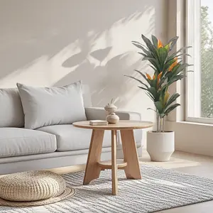 145cm Lifelike Fake Tropical Dracaena Tree, Artificial Dracaena-Type Plant with Pot, Large Silk Leaves, Adjustable Branches, Customizable Design, Indoor/Outdoor Decor for Home Office