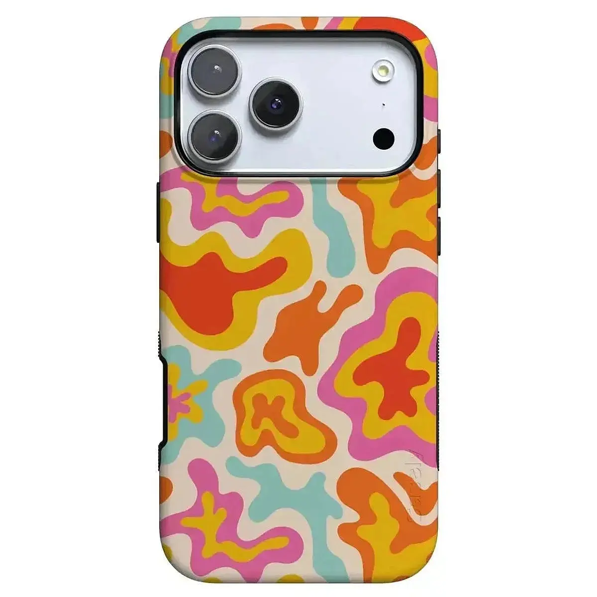 Tropical Color Splash | Abstract Retro | Bold Protective Design | Compatible with MagSafe