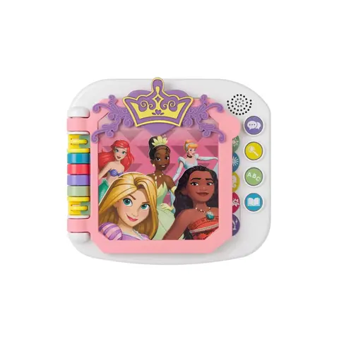 Disney Little Princess Light & Portable Illustrated Activity Book - Preschool Interactive Learning Toy, Touch-to-Learn Toddler Girl Toy, 90+ Built-In Phrases, Sound Effects, Automatic Shut-Off, Kid Girl Gifts