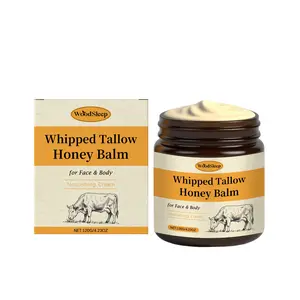 WOODSLEEP Whipped Tallow Honey Balm Sensitive Skin Soothing Deep Moisturizing Barrier Repair Cream