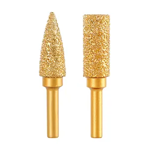 6mm Shank Diamond Grinding Head Set for Metal Grinding Stone Carving Steel Deburring & Engraving Tools High-Quality Diamond Raw Material One-Piece Molding Strong Vibration Resistance