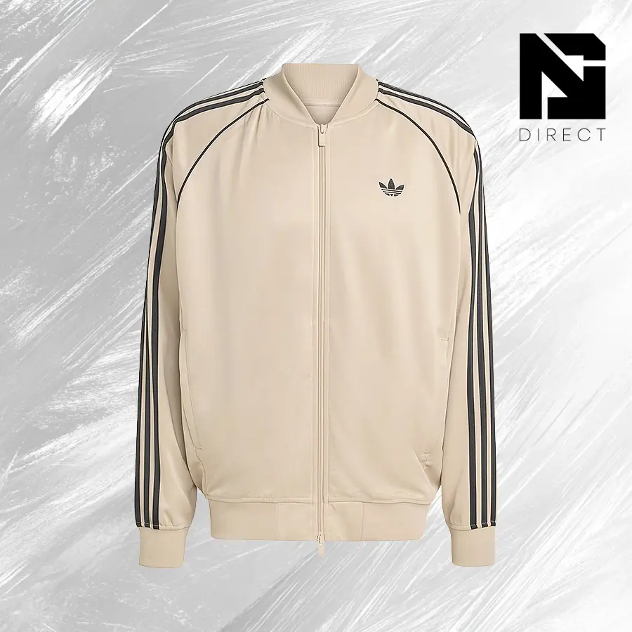 Adidas Men's Adicolor Classics SST Track Top - Loose Fit, 3-Stripe Design, Breathable for Casual Streetwear and Everyday Wear - KC8524, Ad